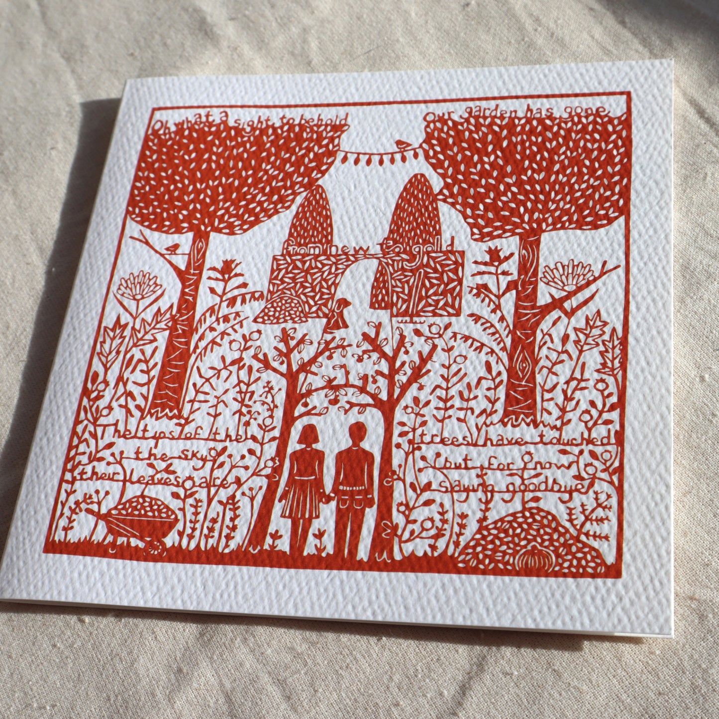 The Garden Series - Autumn Garden card