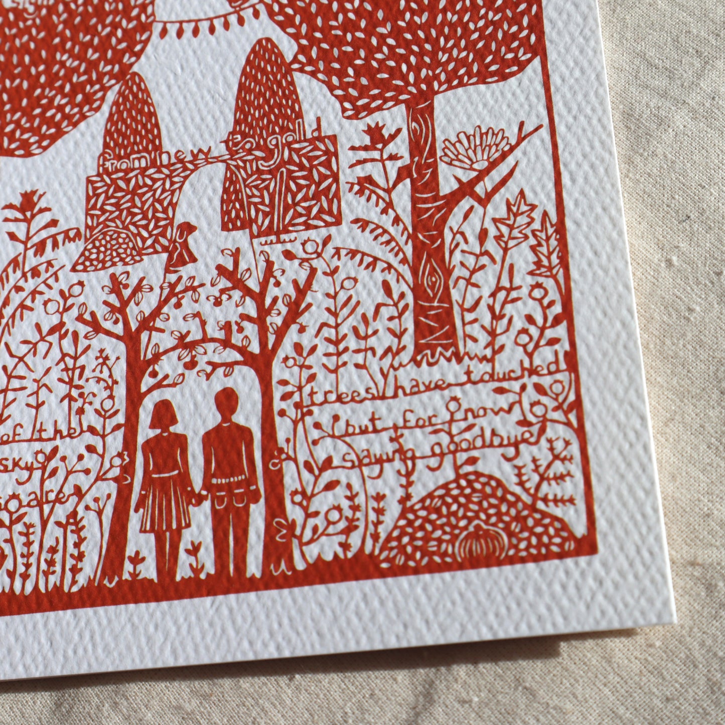 The Garden Series - Autumn Garden card