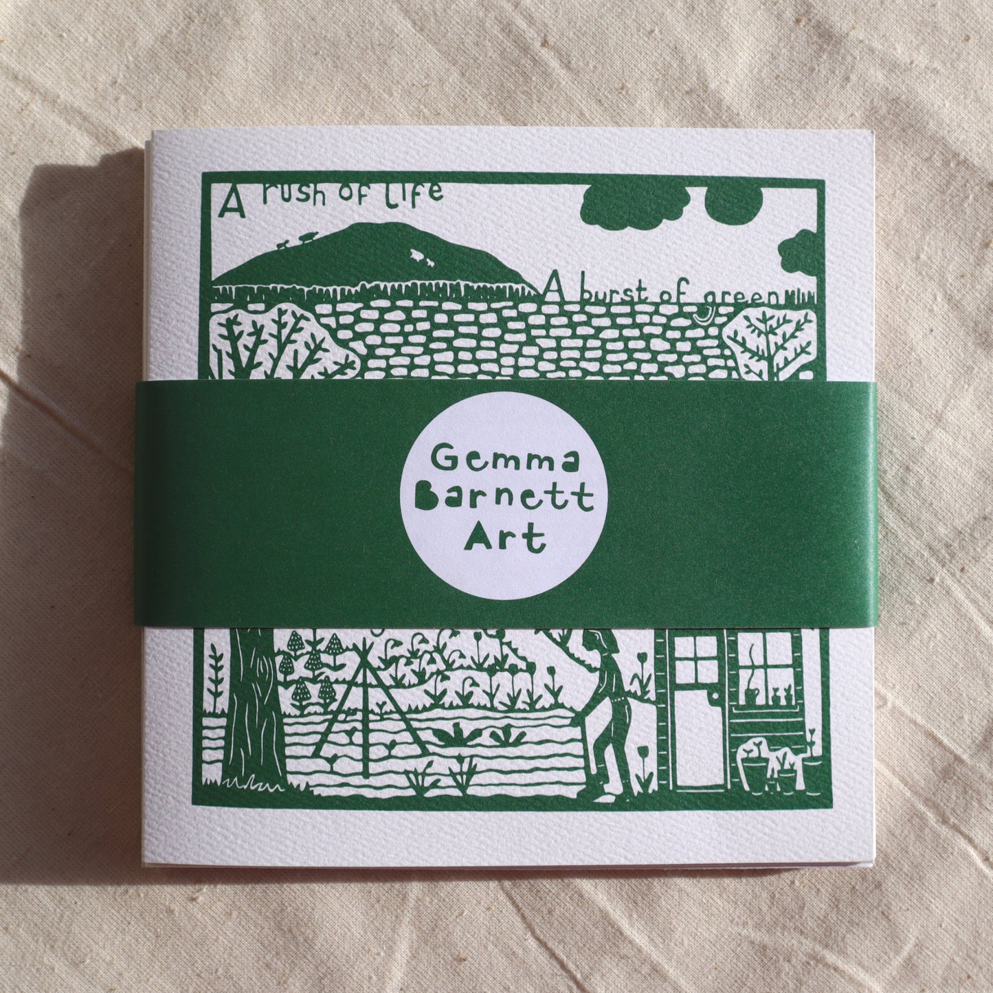 The Garden Series card pack of 4
