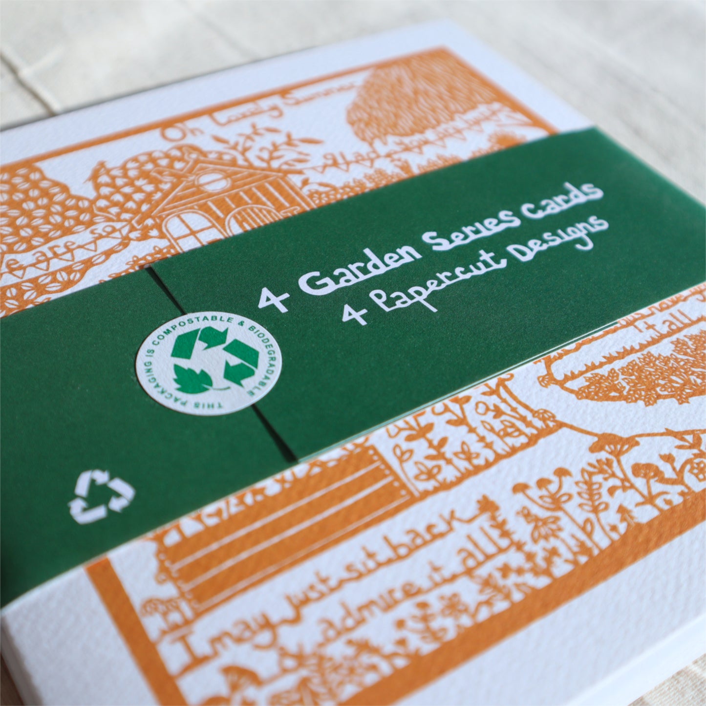 The Garden Series card pack of 4