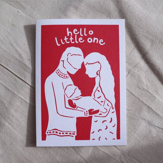 Hello Little One card