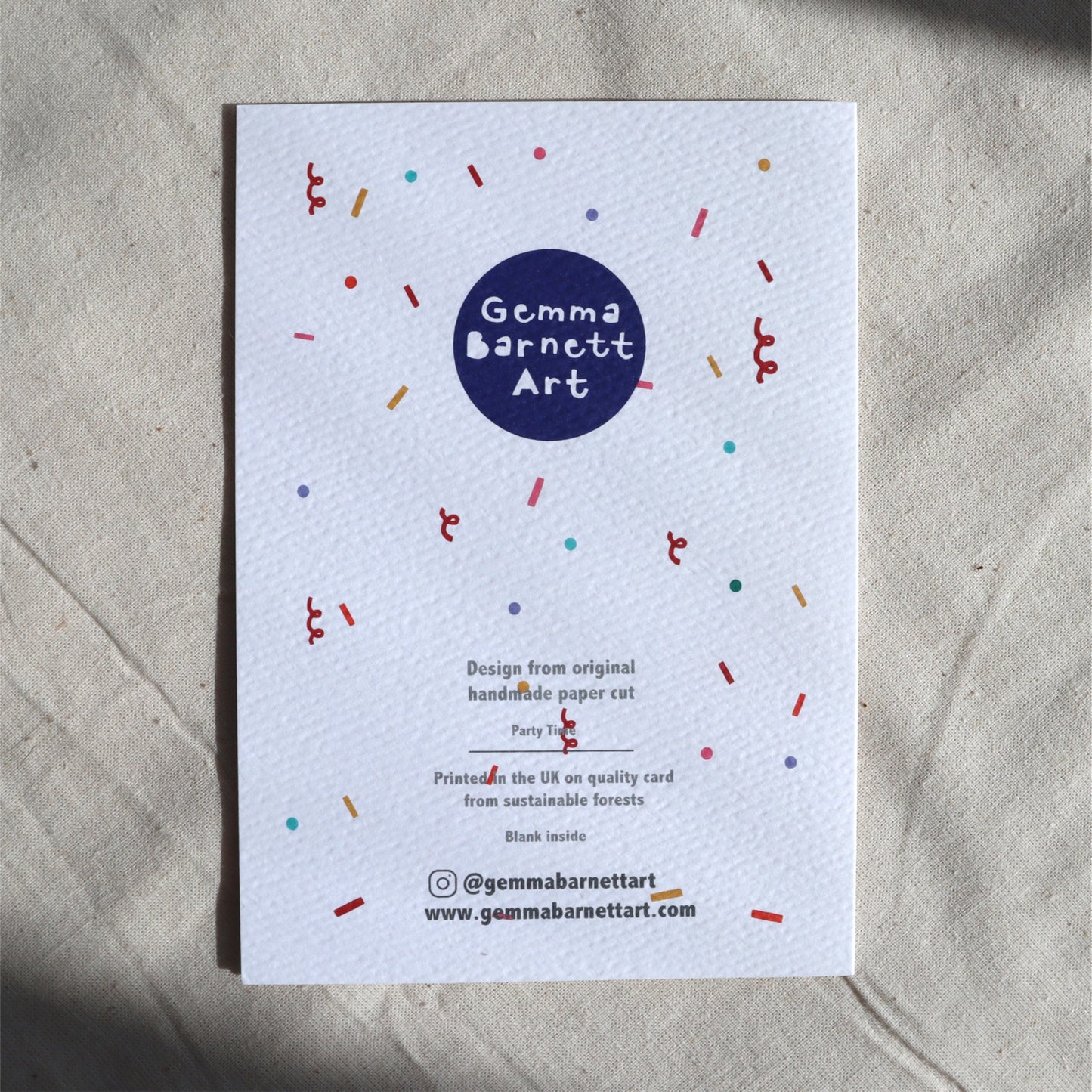 Party Time card