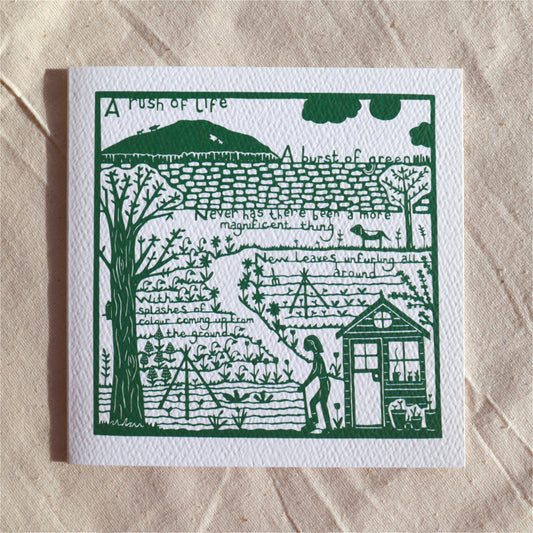 The Garden Series - Spring Garden card