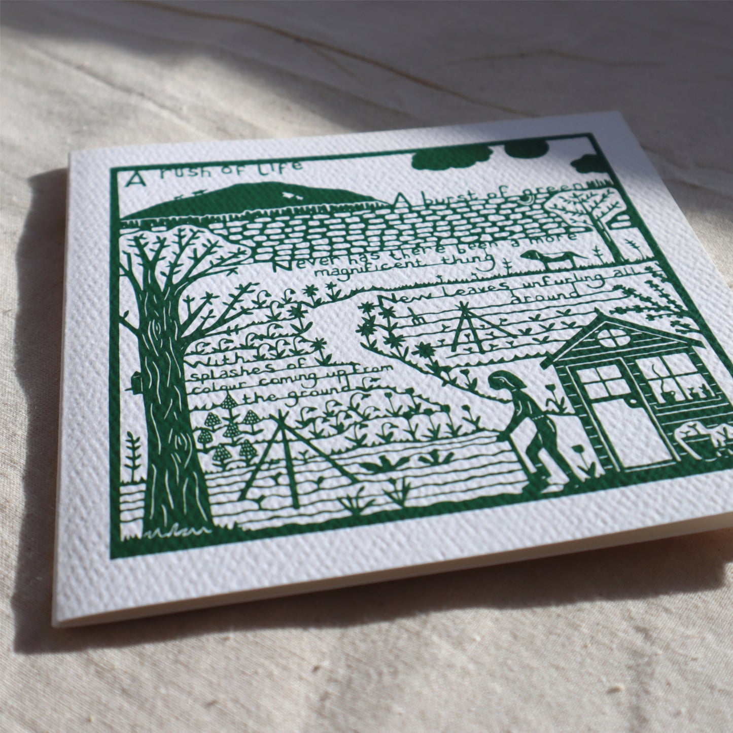 The Garden Series - Spring Garden card