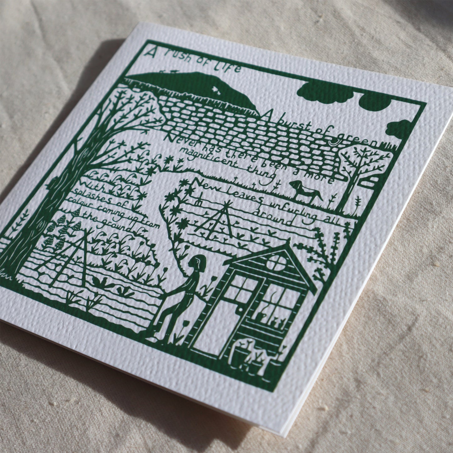 The Garden Series - Spring Garden card