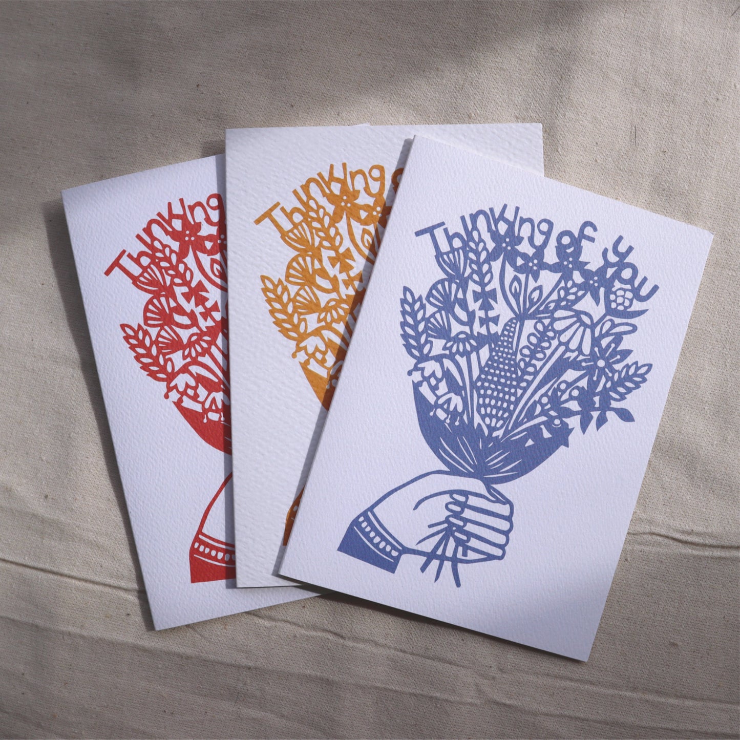 Thinking of You card - 3 colours