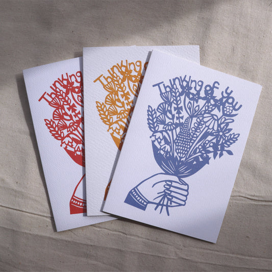 Thinking of You card - 3 colours