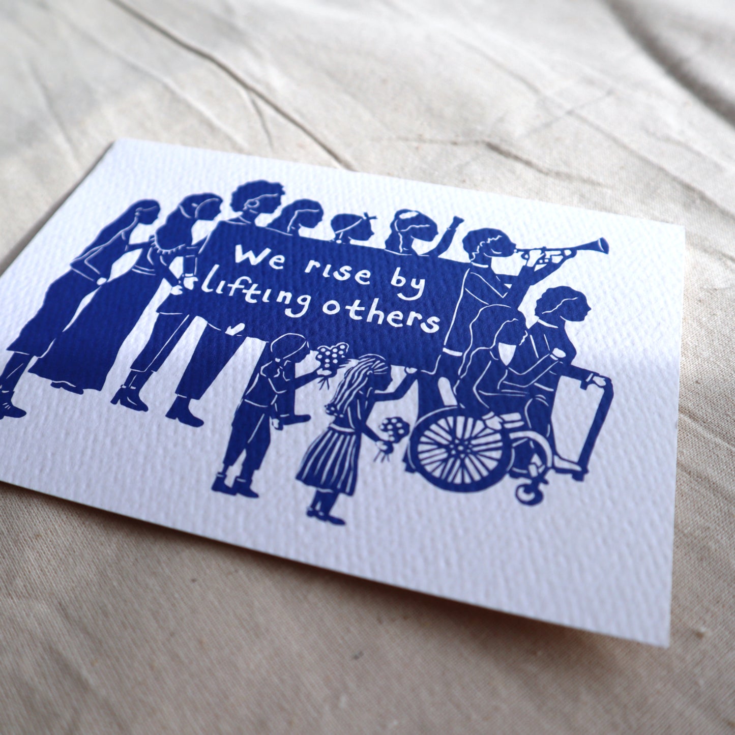We Rise by Lifting Others Card