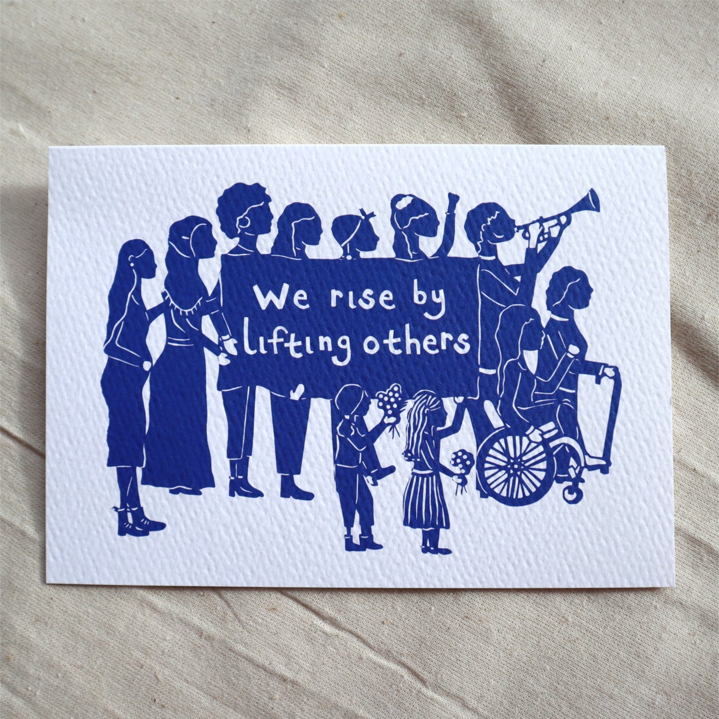 We Rise by Lifting Others Card