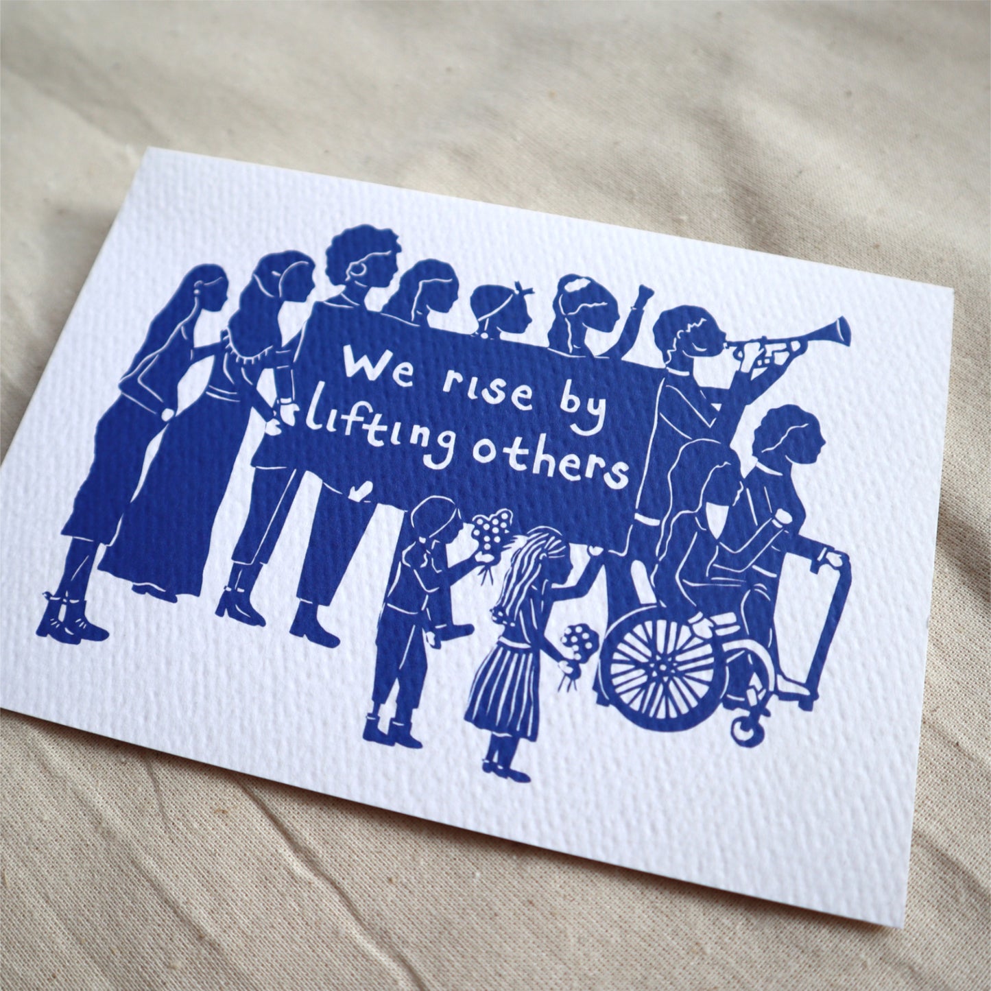 We Rise by Lifting Others Card