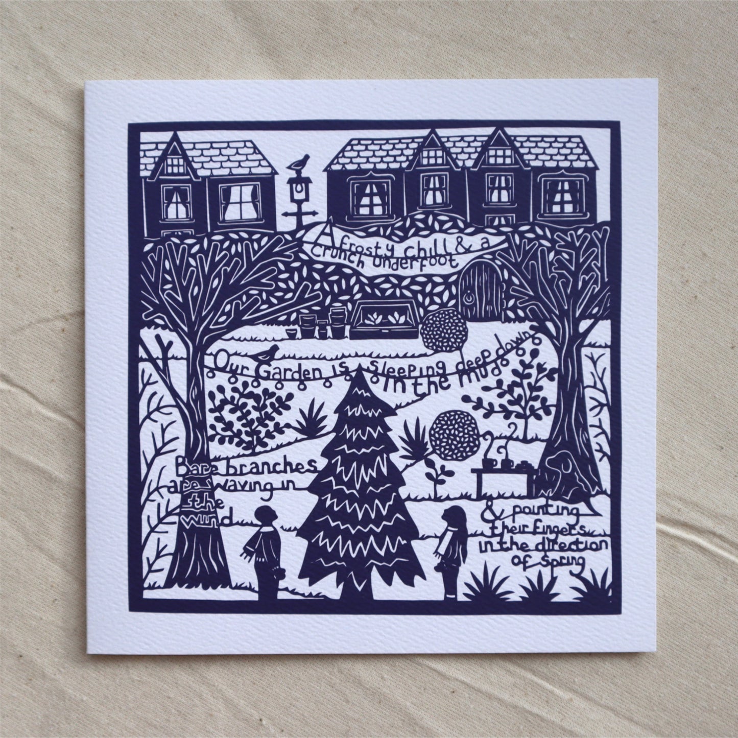 The Garden Series - Winter Garden card