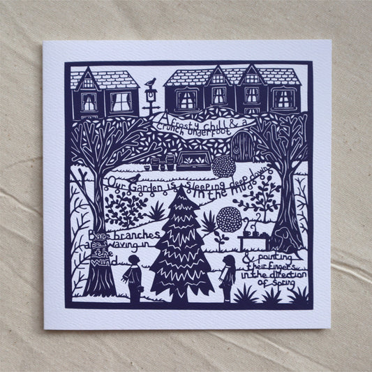 The Garden Series - Winter Garden card