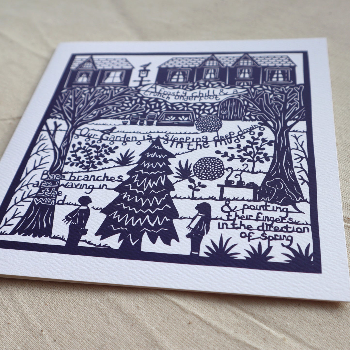 The Garden Series - Winter Garden card