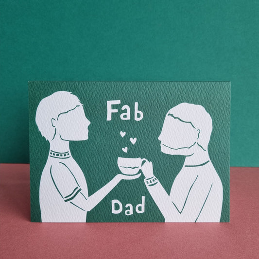 Fab Dad card - Dad & Son
