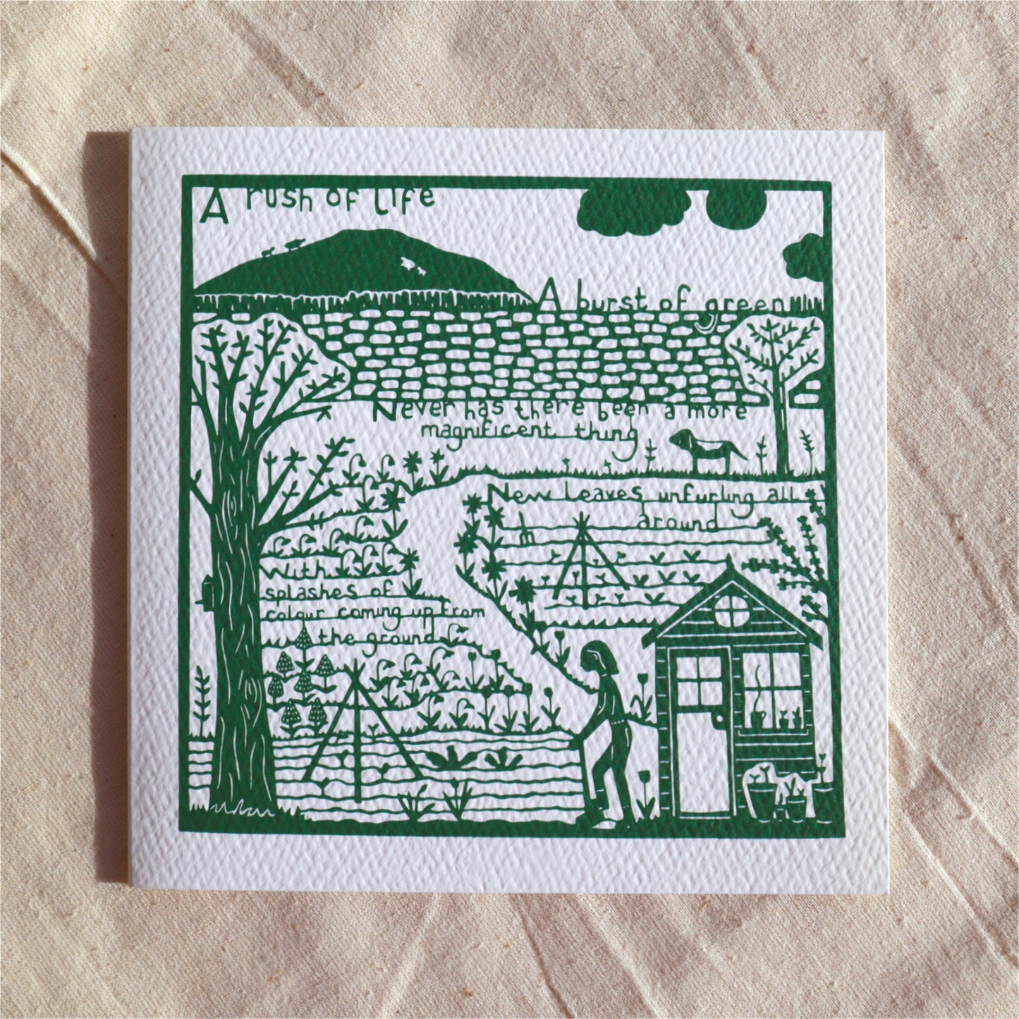 The Garden Series - Spring Garden card