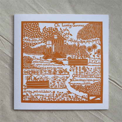 The Garden Series card pack of 4