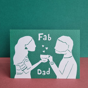 Fab Dad Card ~ Dad & Daughter