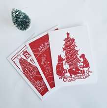 Load image into Gallery viewer, Christmas Dog&#39;s Card Pack of 6
